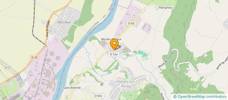 localisation de l'entreprise MADAME LAETITIA VACHER  HIERES-SUR-AMBY