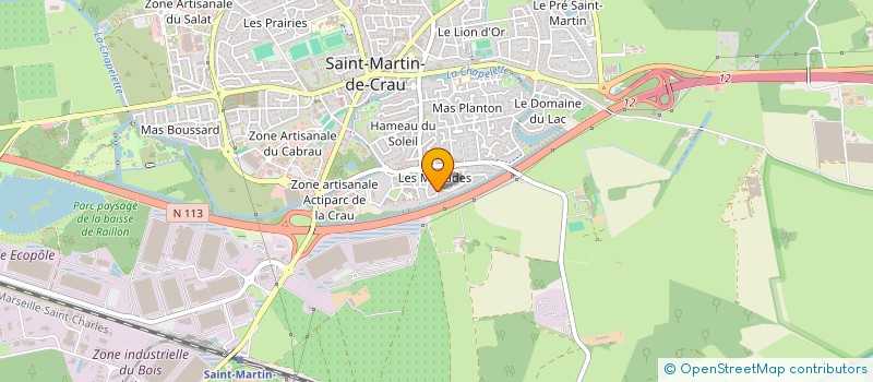localisation de l'entreprise MADAME LAETITIA VALETTE à SAINT-MARTIN-DE-CRAU