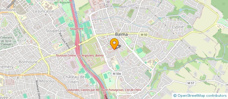 localisation de l'entreprise MADAME LAETITIA VALETTE à BALMA