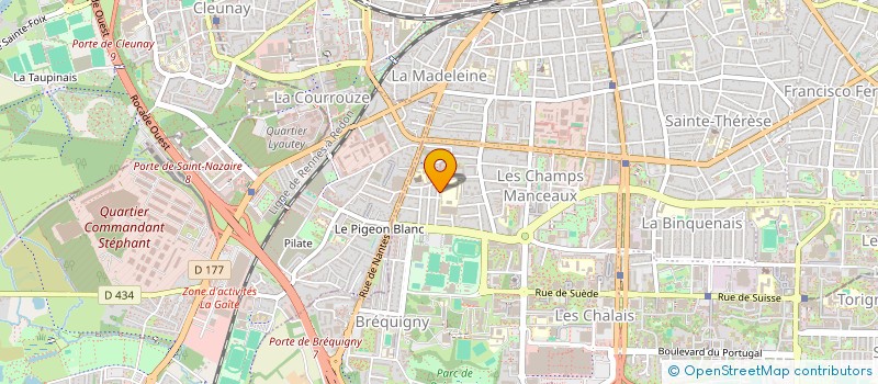 localisation de l'entreprise MADAME LAETITIA VALLEE à RENNES