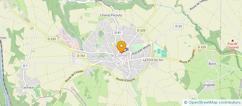 localisation de l'entreprise MADAME LAETITIA VAN BOXSOM  VIC-LE-COMTE