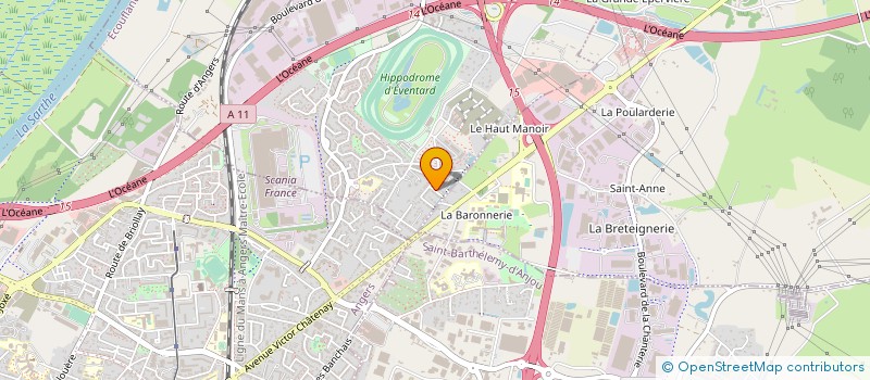 localisation de l'entreprise MADAME LAETITIA VAN DER HEYDEN  ECOUFLANT