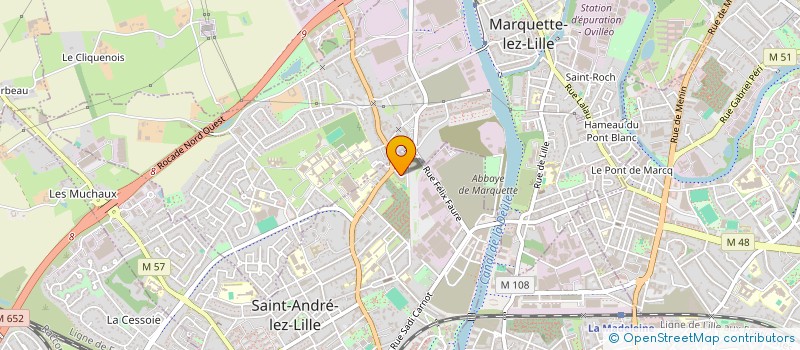 localisation de l'entreprise MADAME LAETITIA VANDAELE  SAINT-ANDRE-LEZ-LILLE