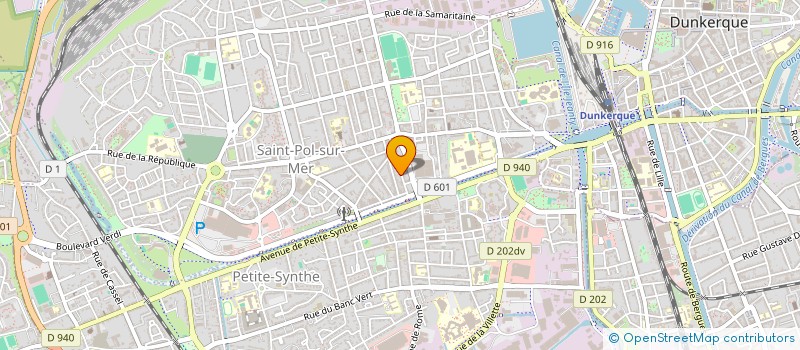 localisation de l'entreprise MADAME LAETITIA VANDENBUSCHE à DUNKERQUE