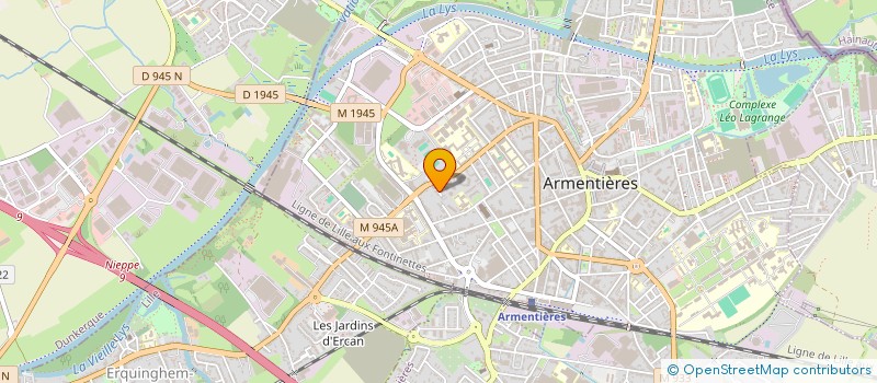 localisation de l'entreprise MADAME LAETITIA VANDOMMELE  ARMENTIERES