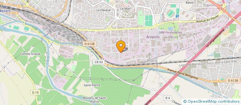 localisation de l'entreprise MADAME LAETITIA VANISCOTTE  BEZIERS