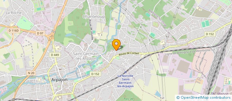 localisation de l'entreprise MADAME LAETITIA VASCO à SAINT-GERMAIN-LES-ARPAJON