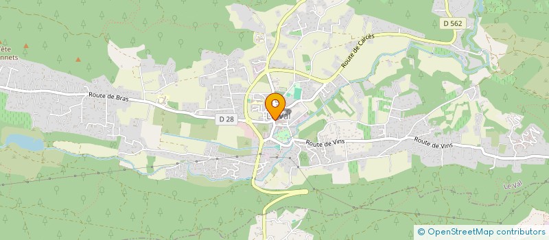 localisation de l'entreprise MADAME LAETITIA VASSEUR  LE VAL