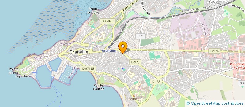 localisation de l'entreprise MADAME LAETITIA VAUGRENTE  GRANVILLE