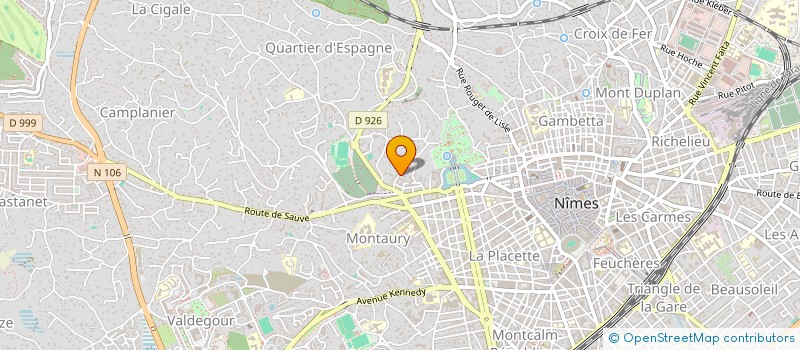 localisation de l'entreprise MADAME LAETITIA VEDRINES  NIMES