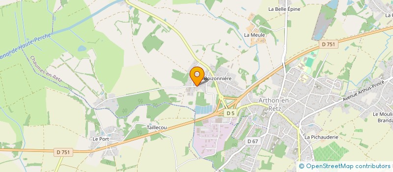 localisation de l'entreprise MADAME LAETITIA VEILLON  CHAUMES-EN-RETZ