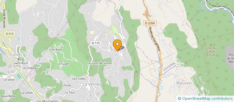 localisation de l'entreprise MADAME LAETITIA VELLA à CONTES