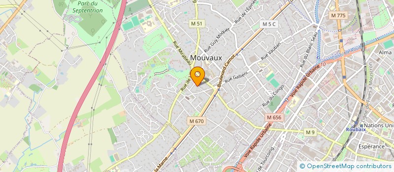 localisation de l'entreprise MADAME LAETITIA VERNIERS à MOUVAUX