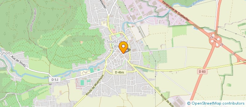 localisation de l'entreprise MADAME LAETITIA VERONIE à SOULTZ-HAUT-RHIN