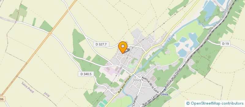 localisation de l'entreprise MADAME LAETITIA VERRIER-DOUBLET à JOUY
