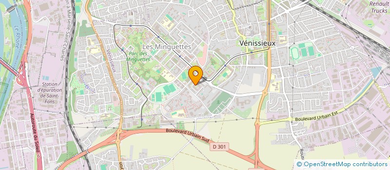 localisation de l'entreprise MADAME LAETITIA VESSELLA  VENISSIEUX