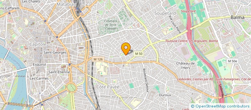 localisation de l'entreprise MADAME LAETITIA VIAL  TOULOUSE