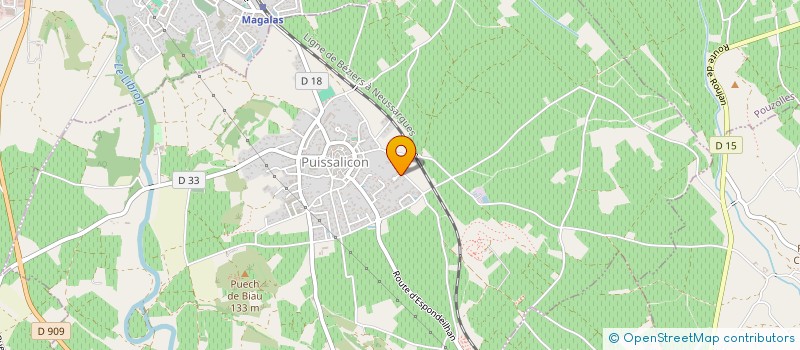 localisation de l'entreprise MADAME LAETITIA VIDOU  LIEURAN-LES-BEZIERS