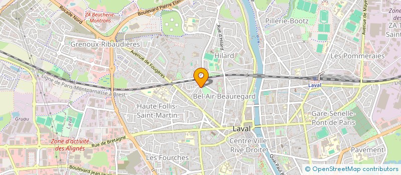 localisation de l'entreprise MADAME LAETITIA VIEL à LAVAL