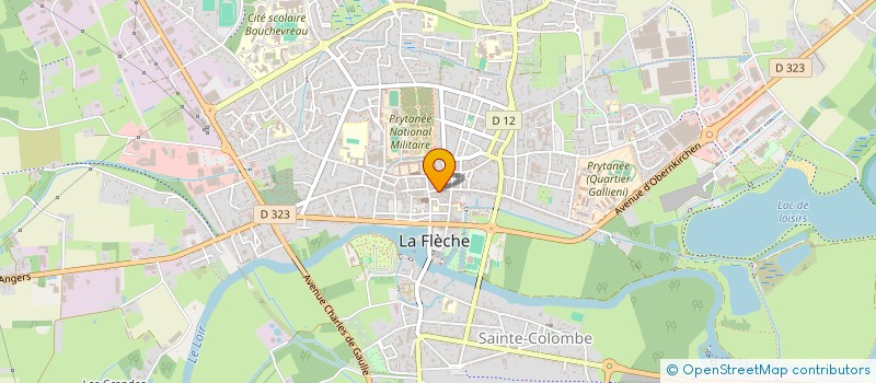 localisation de l'entreprise MADAME LAETITIA VIGILE à LA FLECHE