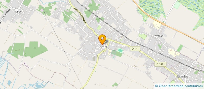 localisation de l'entreprise MADAME LAETITIA VIGNEAUD  ARVERT