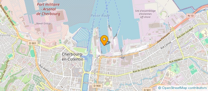 localisation de l'entreprise MADAME LAETITIA VIGNERON  CHERBOURG-EN-COTENTIN