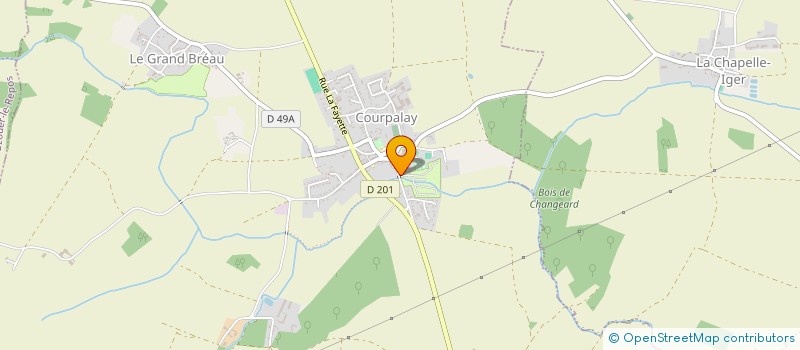 localisation de l'entreprise MADAME LAETITIA VIGOUROUX  COURPALAY