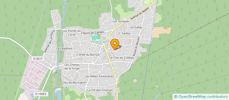 localisation de l'entreprise MADAME LAETITIA VILLENAVE  LEGE-CAP-FERRET