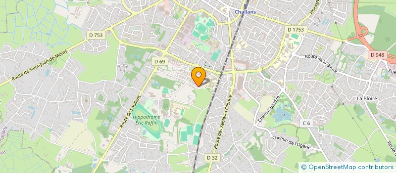 localisation de l'entreprise MADAME LAETITIA VILLETTE à CHALLANS
