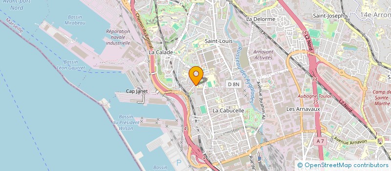 localisation de l'entreprise MADAME LAETITIA VINAIXA à MARSEILLE