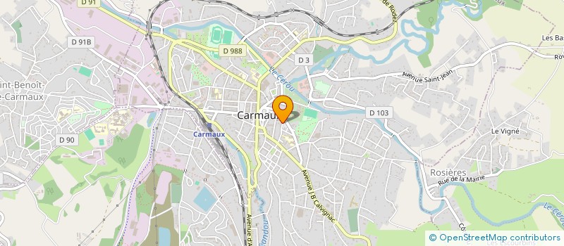 localisation de l'entreprise MADAME LAETITIA VINCENT  CARMAUX