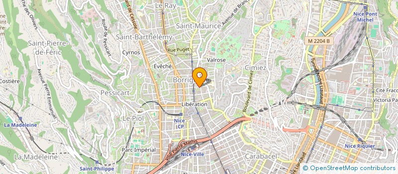 localisation de l'entreprise MADAME LAETITIA VINCENTI à NICE