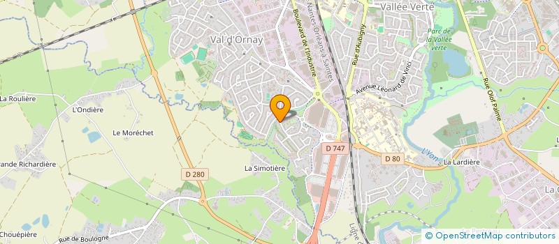 localisation de l'entreprise MADAME LAETITIA VITOUX à LA ROCHE-SUR-YON