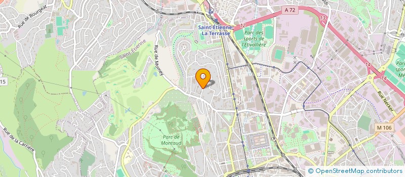 localisation de l'entreprise MADAME LAETITIA VITTEAU  SAINT-ETIENNE