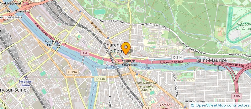 localisation de l'entreprise MADAME LAETITIA VIVIEN  ALFORTVILLE