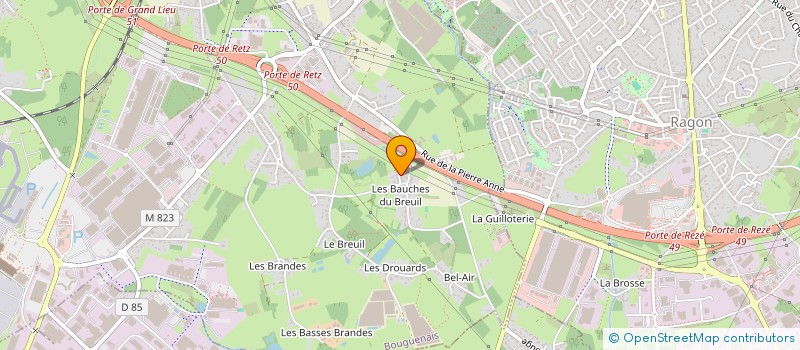 localisation de l'entreprise MADAME LAETITIA WAREMBOURG  BOUGUENAIS