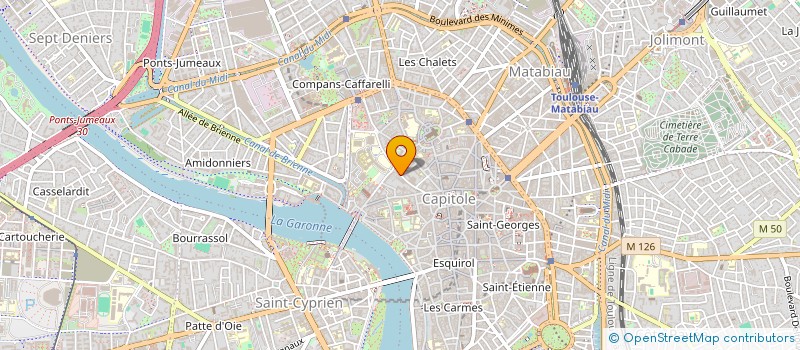 localisation de l'entreprise MADAME LAETITIA WATROBA à TOULOUSE