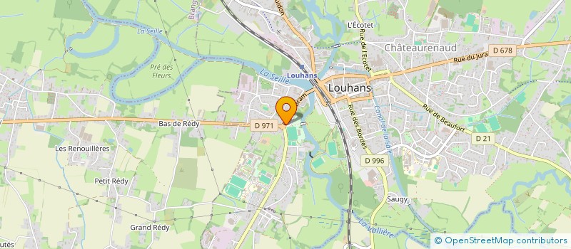 localisation de l'entreprise MADAME LAETITIA WIEDEMANN  LOUHANS