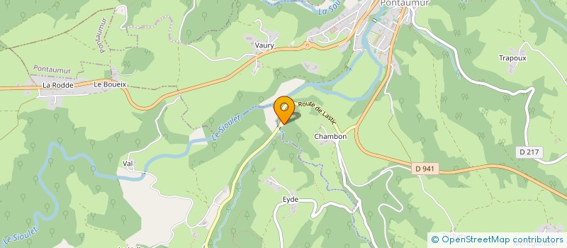 localisation de l'entreprise MADAME LAETITIA WILLECOMME  PONTAUMUR