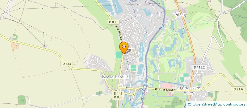 localisation de l'entreprise MADAME LAETITIA WILLEMART  GARENNES-SUR-EURE