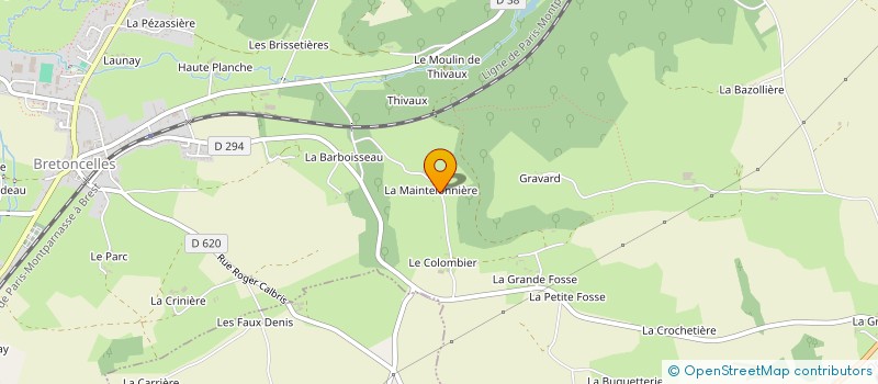 localisation de l'entreprise MADAME LAETITIA WINTER à BRETONCELLES