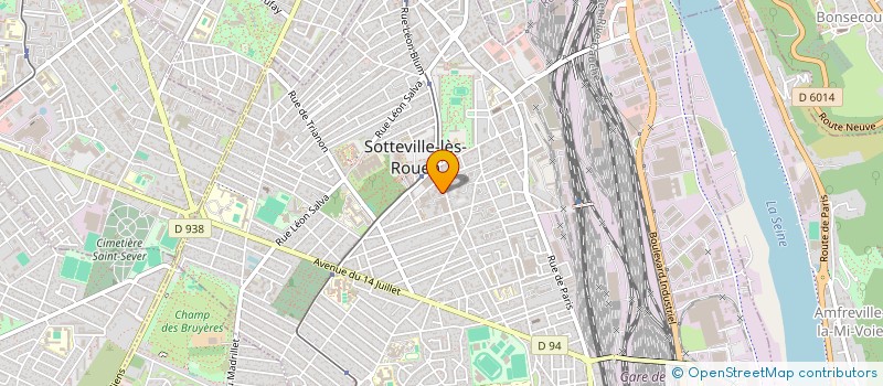 localisation de l'entreprise MADAME LAETITIA WUILLEMIN  SOTTEVILLE-LES-ROUEN