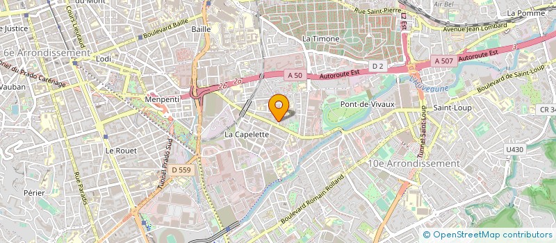 localisation de l'entreprise MADAME LAETITIA XIBERRAS à MARSEILLE