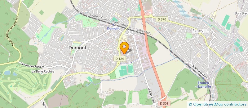 localisation de l'entreprise MADAME LAETITIA YAHIAOUI  DOMONT