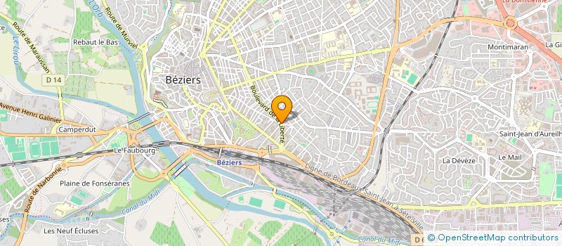 localisation de l'entreprise MADAME LAETITIA YBERT  BOURG