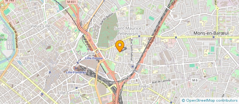 localisation de l'entreprise MADAME LAETITIA YOLANDE OSSENDORFF  LILLE