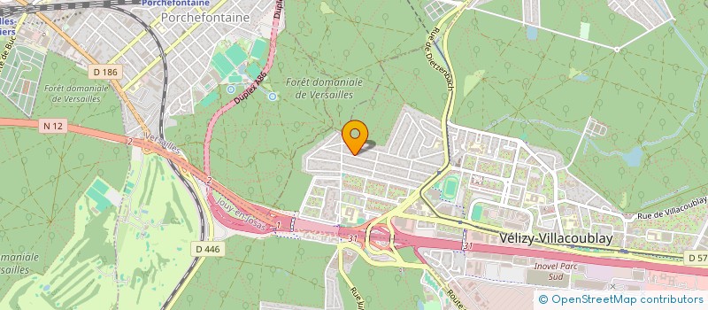 localisation de l'entreprise MADAME LAETITIA YUNG  VELIZY-VILLACOUBLAY