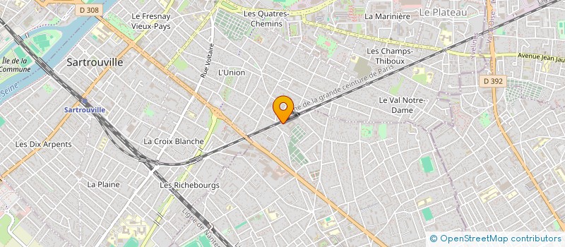 localisation de l'entreprise MADAME LAETITIA ZAITZEFF  CARRIERES-SUR-SEINE