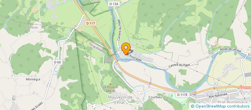 localisation de l'entreprise MADAME LAETITIA ZEFF à LACAVE