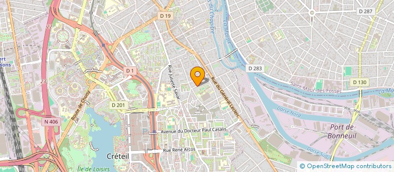 localisation de l'entreprise MADAME LAETITIA ZERKOVITZ  CRETEIL